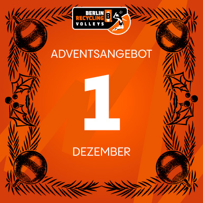 Adventsangebot am 01.12.2025 im BR Volleys Berlin Onlineshop