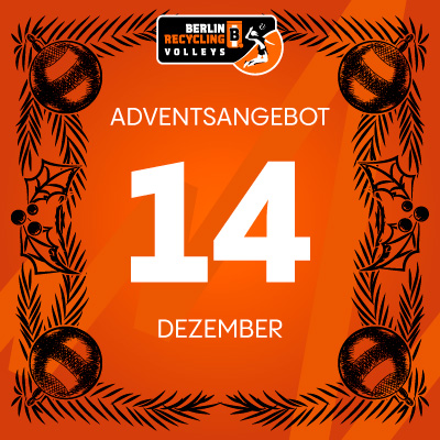 Adventsangebot am 14.12.2025 im BR Volleys Berlin Onlineshop
