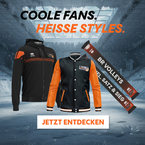 BR Volleys Fanartikel für den Winter