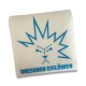 Dresdner Eislöwen - Plot Aufkleber 15cm - lichtblau