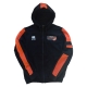 BR Volleys - errrea - Kapuzen Zip Hoodie blk-orange - Logo - Gr: S