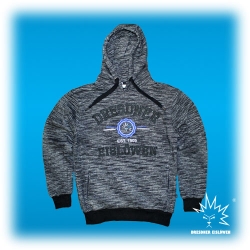 Dresdner Eislöwen - Hoodie - Est. 1909 - grau melange - Gr. L