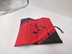 Saale Bulls - Stadion Sitzkissen - schwarz - Logo+Schriftzug