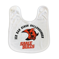 Saale Bulls - Babylatz - weiß - Bullenhunger