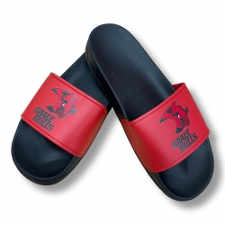 Saale Bulls - Badeschlappen - Logo - Gr: 47