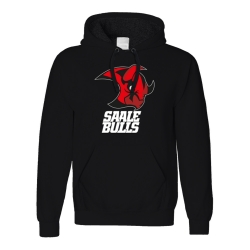 Halle Saale Bulls - Hoody - Logo - black - Gr: XL