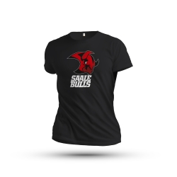 Saale Bulls - T-Shirt - Logo - black - Gr: L