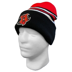 Saale Bulls - Beanie - Streifen - schwarz
