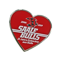 Saale Bulls - PIN - Herz - 15 Jahre