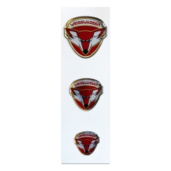 Lausitzer Füchse - 3D Aufkleber - Logo - 3er Set