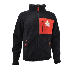 Fischtown Pinguins SDS - Pile Jacket - black - S