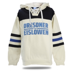 Dresdner Eislöwen SDS - Hockey Hoodie Block - white - 3XL