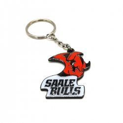 Saale Bulls - Schlüsselanhänger - Metall - Logo/Kontur