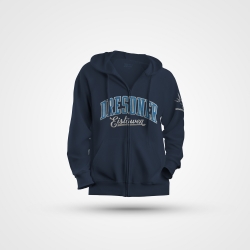 Dresdner Eislöwen SDS - Zip-Hoodie - Schriftzug - navy - M