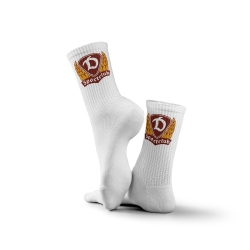 Sportclub Dynamo - Tennissocken - weiß - Logo - 35-40