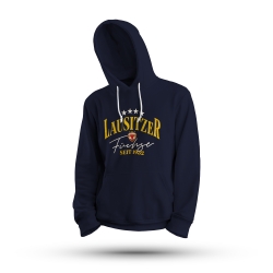 Lausitzer Füchse SDS - Hoodie navy - Schriftzug - S