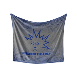 Dresdner Eislöwen - Kuscheldecke - Logo - 150x170cm