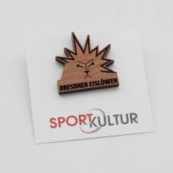 Dresdner Eislöwen - Holz-Pin - P4