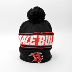 Saale Bulls - Beanie - Krempe+Bommel - Schriftzug