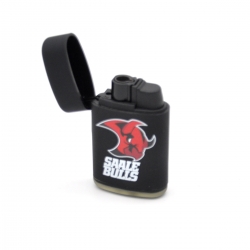 Saale Bulls - Sturmfeuerzeug - Logo - Schwarz