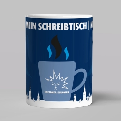 Dresdner Eislöwen - Fan Tasse - Homeoffice