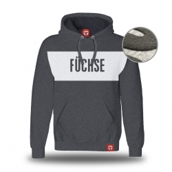 Lausitzer Füchse - Puff-Druck - Hoodie - Gr. L