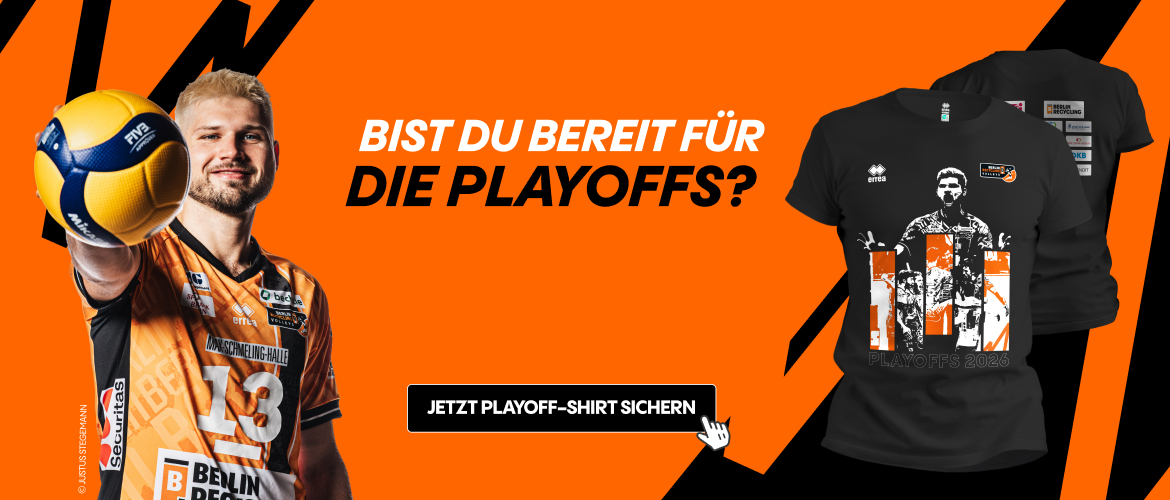 Playoffs 2026 Fan Shirt der BR Volleys